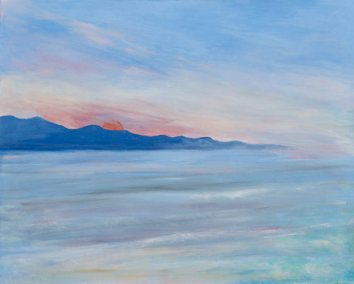 Sunrise over the Taygetos Mountains from Koroni: SOLD